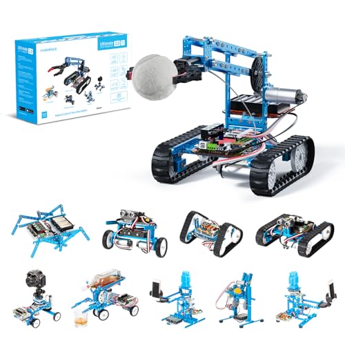 Makeblock mBot Ultimate Roboter-Baukasten mit über 160 Bauteilen für zehn verschiedene Modelle