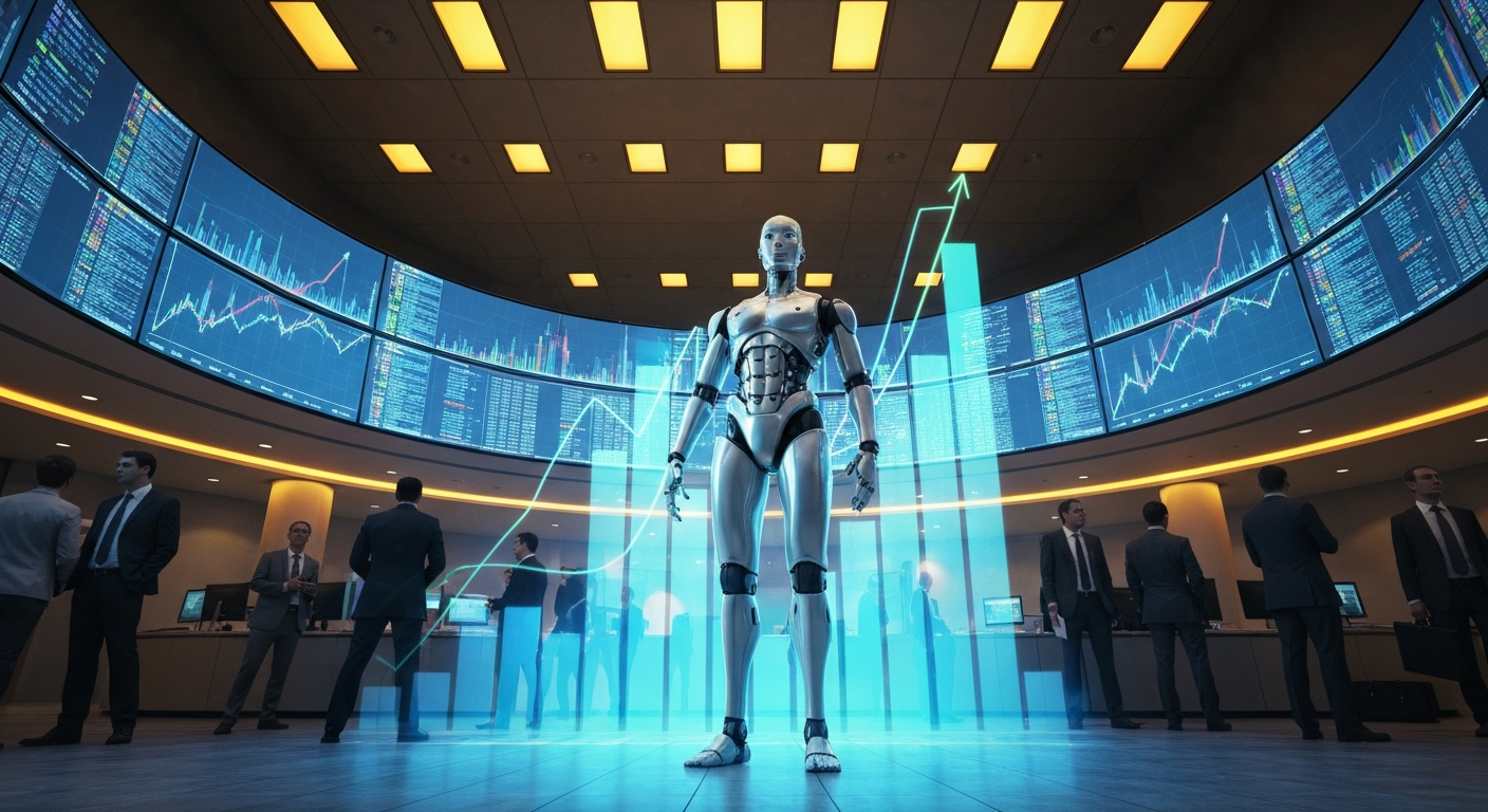 Diagramm zum explosiven Marktwachstum humanoider Roboter bis 2030