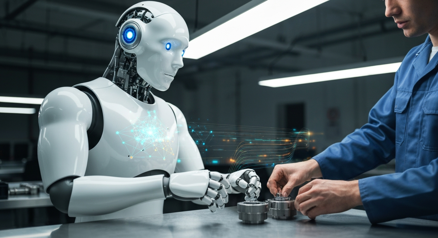 Humanoider Roboter lernt selbstständig durch Beobachtung menschlicher Bewegungen in Echtzeit